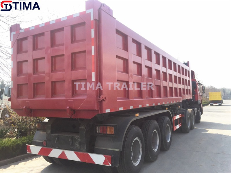 تفريغ نصف مقطورة Dump Semi Trailer