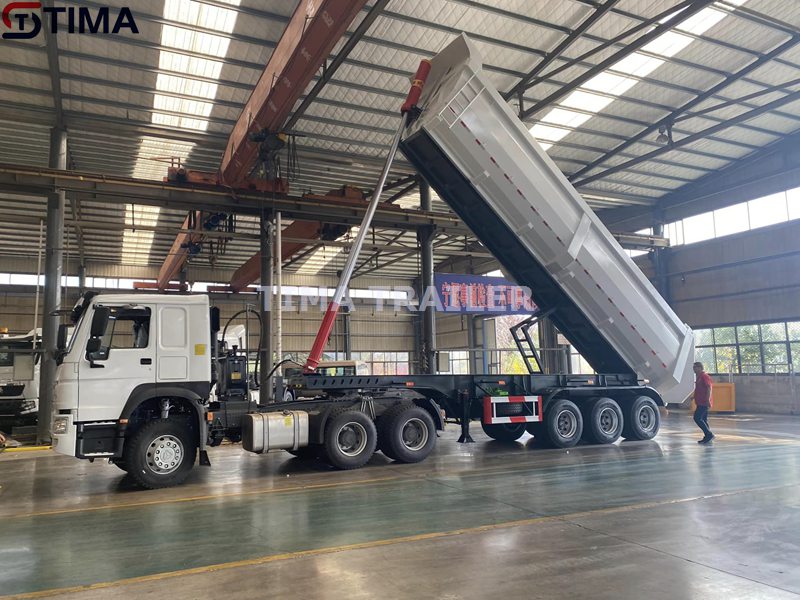 Remolque volquete 60T 60T dump trailer