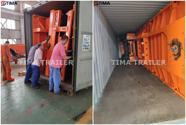 Drop Side Wall Trailer Shipment Picture Drop Side Wall Trailer Shipment Picture