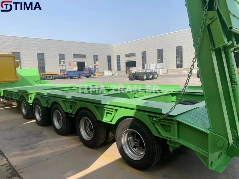 Remolque de cama baja de 5 líneas y 10 ejes 5 line 10 axle low bed trailer