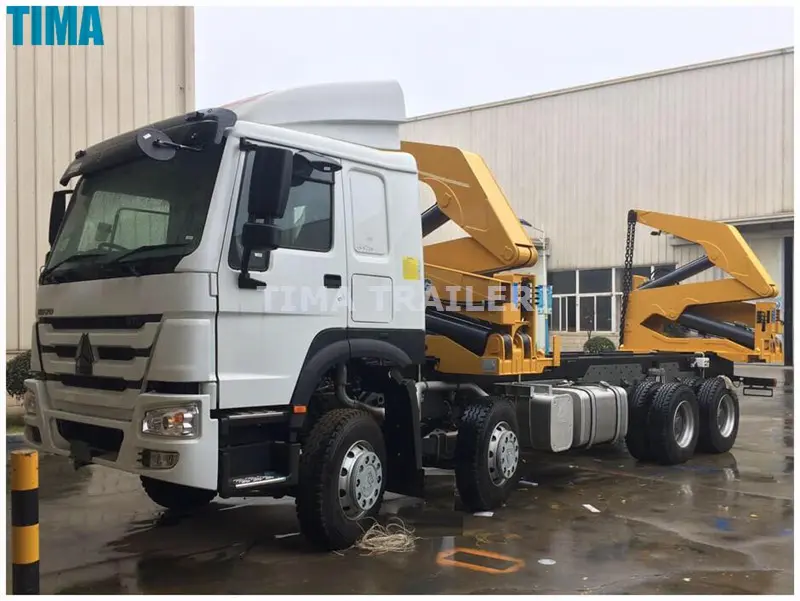 Remorque de chargeur latéral de conteneur pour le port Container Side Loader Trailer For Port