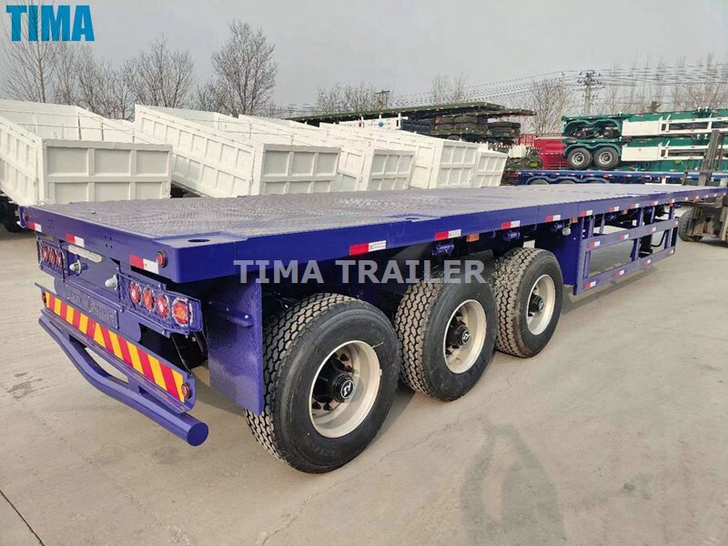 Remolque de plataforma de contenedores Container Flatbed Trailer