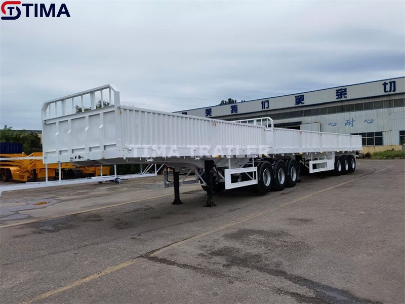 Interlink حاوية مقطورة مسطحة Interlink Container Flatbed Trailer