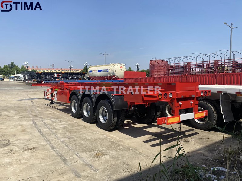 Remorque squelette de conteneur de 40 pieds 40FT Container Skeleton Trailer