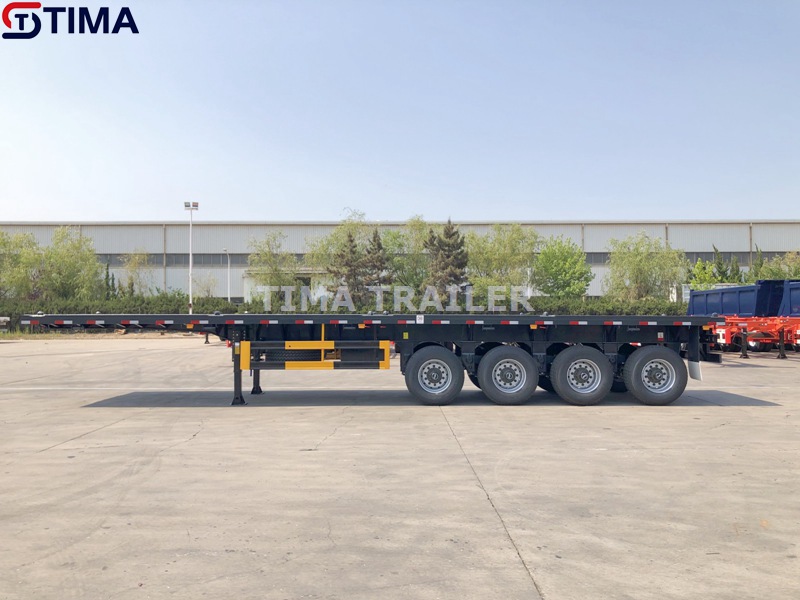 Remorque porte conteneur 4 essieux 4 axles container trailer