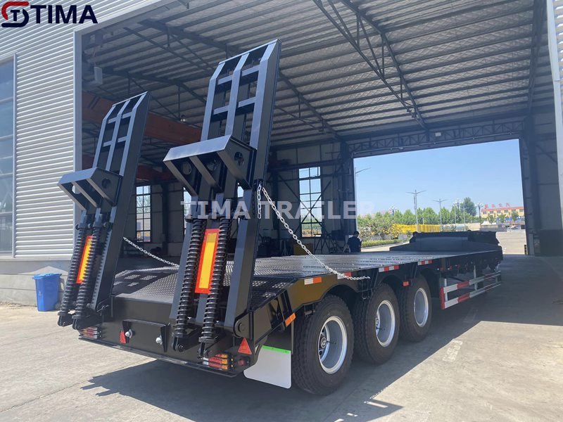 Remorque à plateau bas Low Flatbed Trailer