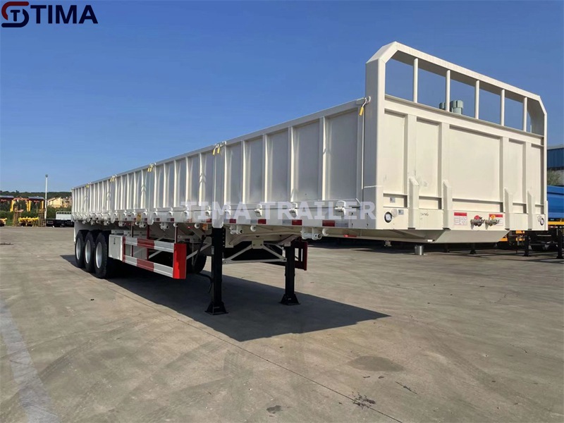 Remolque de pared lateral abatible Drop Side Wall Trailer