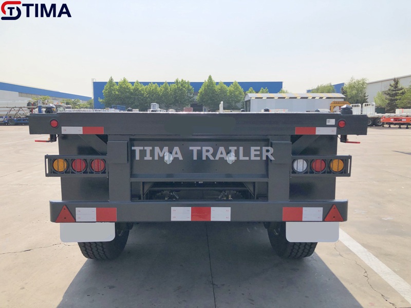 Remorque porte conteneur 4 essieux 4 axles container trailer