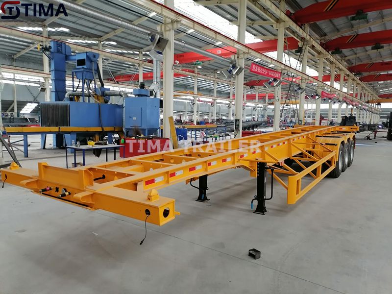 Reboque de Esqueleto de Contêiner Container Skeleton Trailer