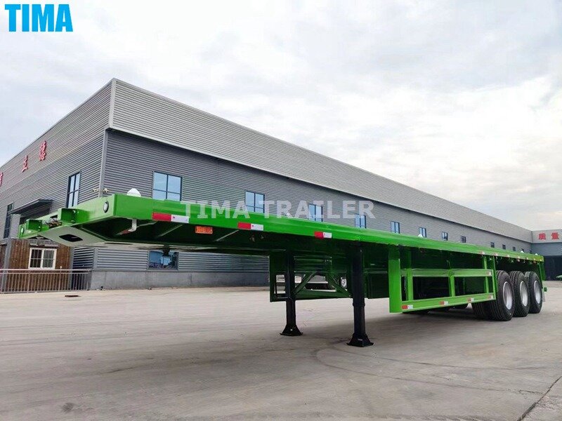 Remolque de plataforma de contenedores Container Flatbed Trailer