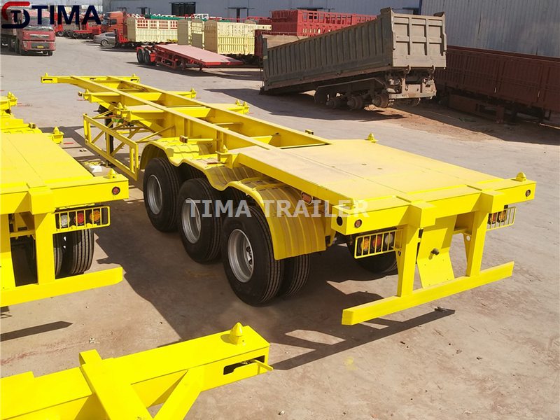 Remorque squelettique de conteneur Container Skeletal Trailer