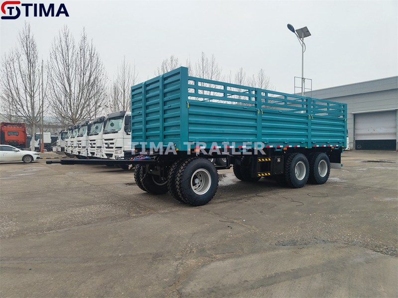 Remorque de fret à barre d'attelage Drawbar Cargo Trailer