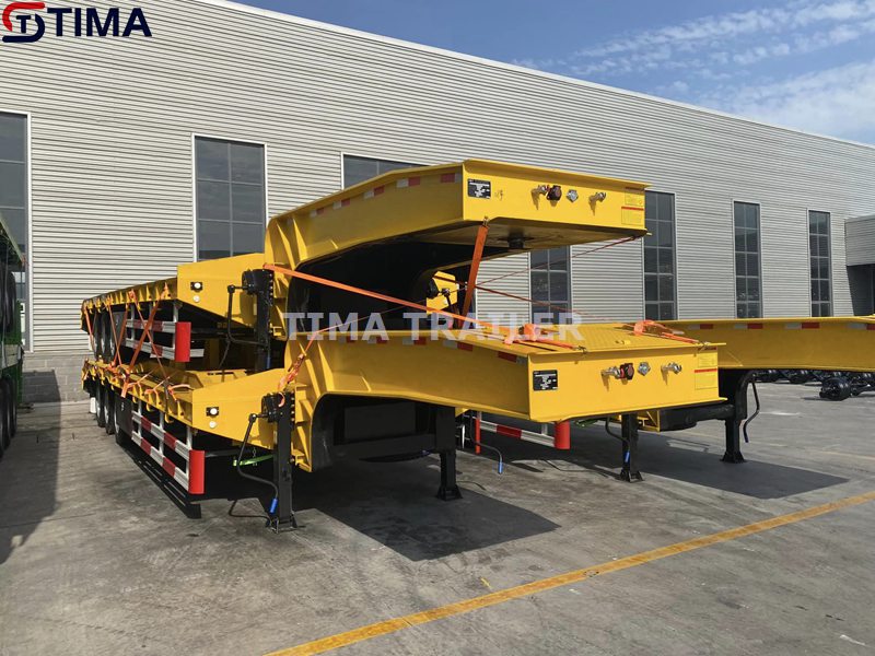 remorque surbaissée low loader trailer