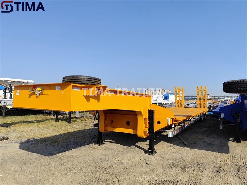 remolque de cama baja low loader trailer