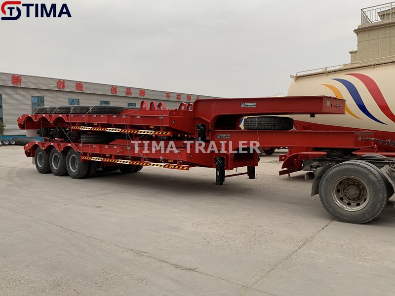 Remorque surbaissée de 50 tonnes 50 tons low bed trailer