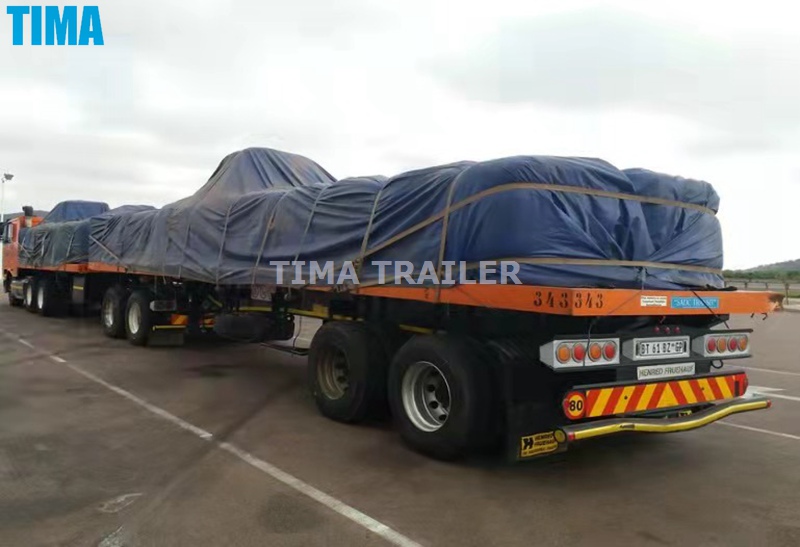 Remolque de carga Superlink para Zambia Superlink Cargo Trailer For Zambia