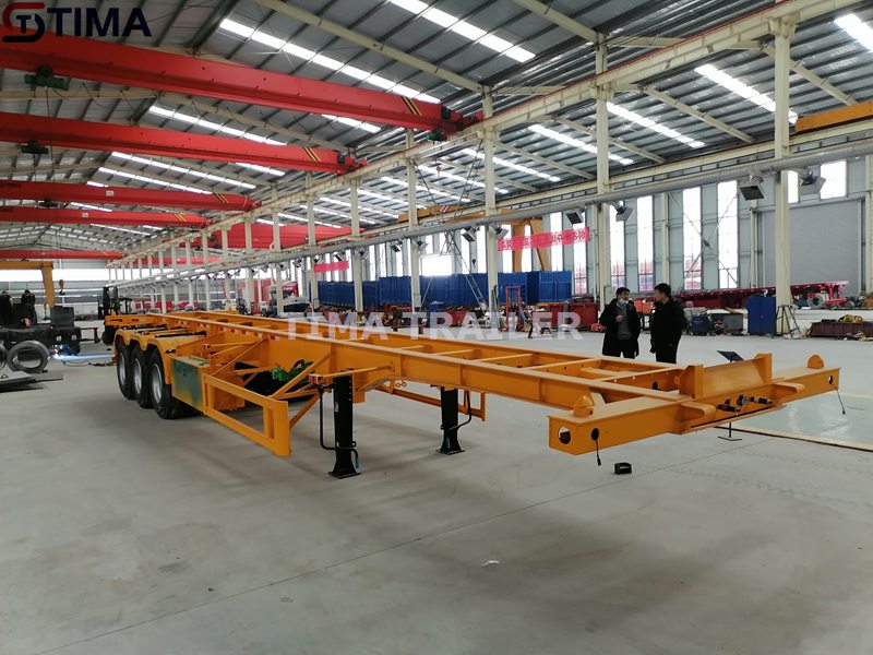 Reboque de Esqueleto de Contêiner Container Skeleton Trailer