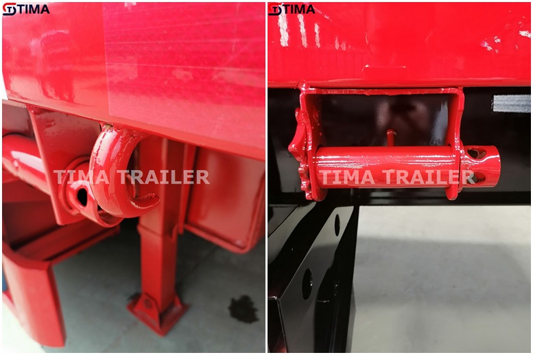 Peinture de remorque squelettique de conteneur Container Skeletal Trailer Painting