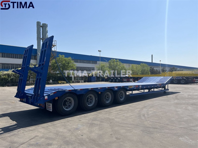 Remorque surbaissée 4 essieux 4 axle lowboy trailer