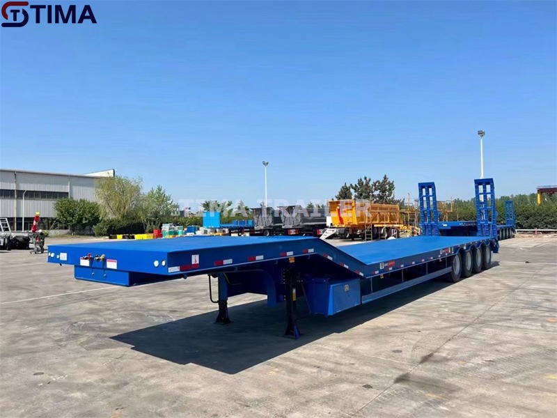 Remorque surbaissée 4 essieux 4 axle lowboy trailer