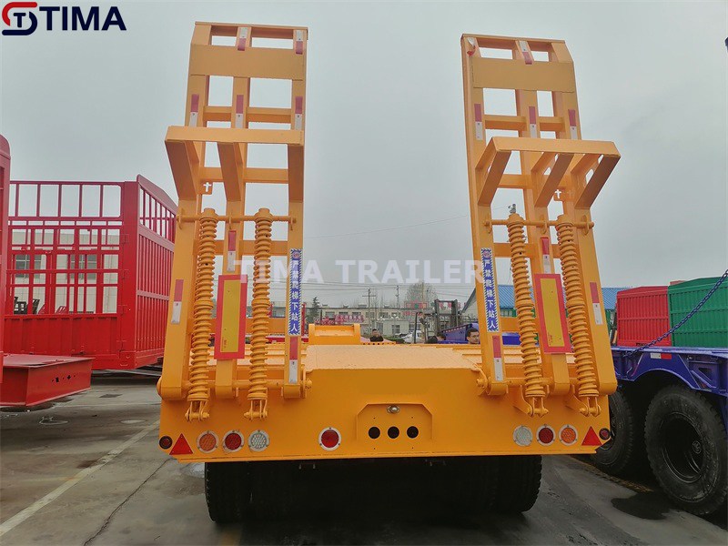 Remorque surbaissée 60 tonnes 60 tons lowboy trailer
