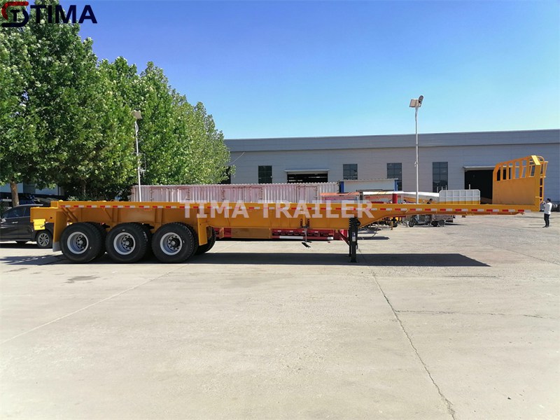 Remorque à plat pour conteneur Super Link Super Link Container Flatbed Trailer