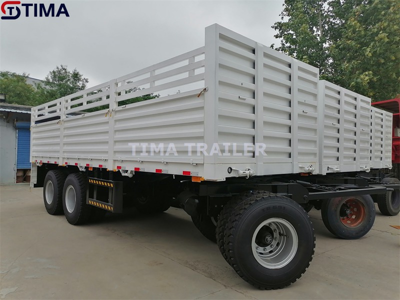 Remolque contenedor con barra de tiro Drawbar Container Trailer