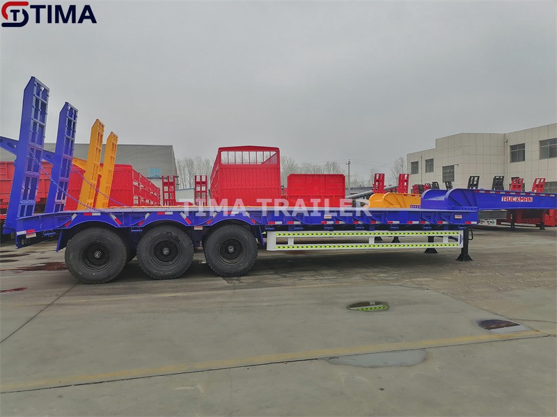 Remorque surbaissée à 3 essieux 3 axle low bed trailer