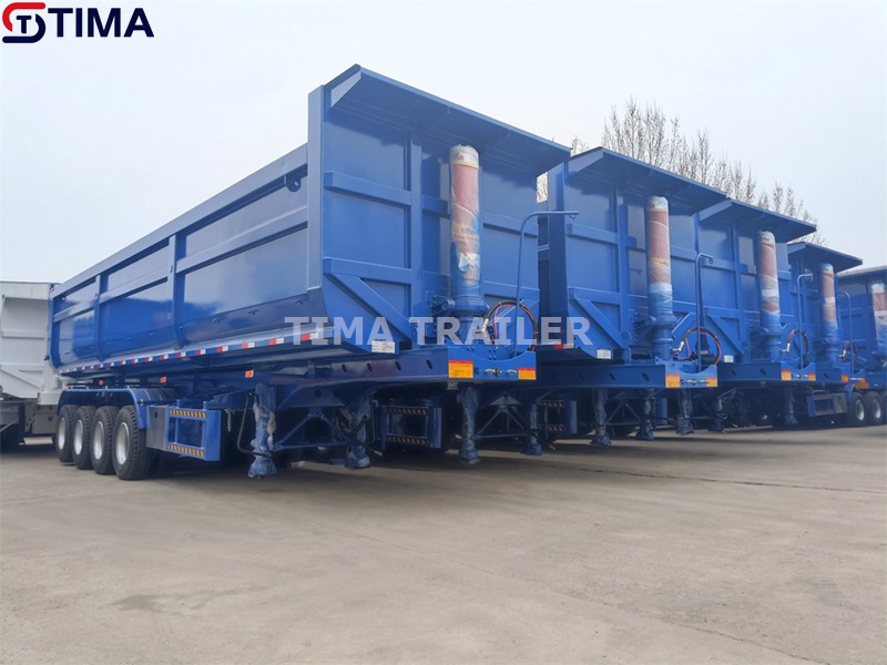 مقطورة تفريغ على شكل حرف U U shape dump trailer