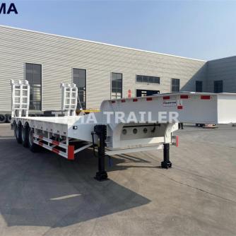 gooseneck removable low bed trailer