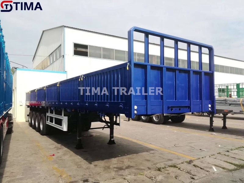 Remorque à parois latérales à 4 essieux 4 axle side wall trailer