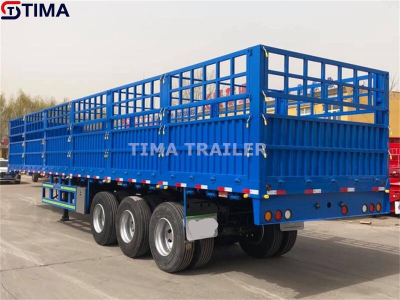 remolque de carga de valla fence cargo trailer