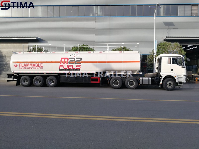 remolque cisterna de gasolina petrol tanker trailer