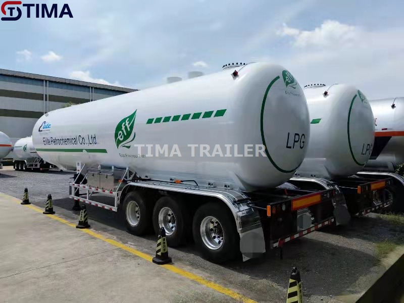 Semi-remorque de transport de GPL LPG Transport Semi Trailer