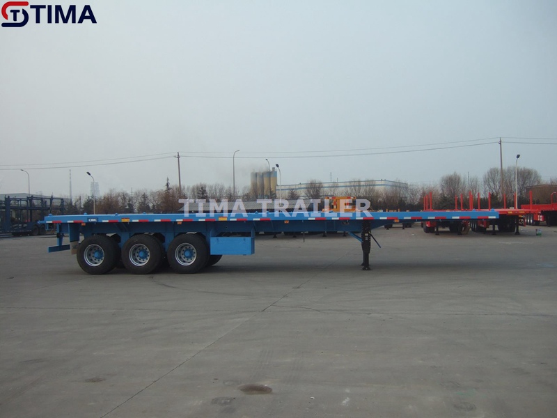 Remorque à plateau pour conteneur Container Flatbed Trailer