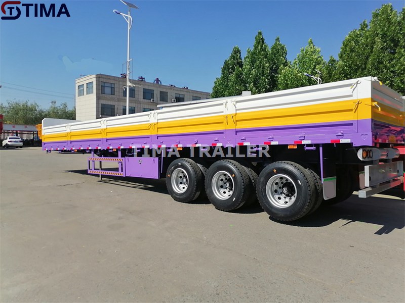 50 Tons Drop Side Trailer