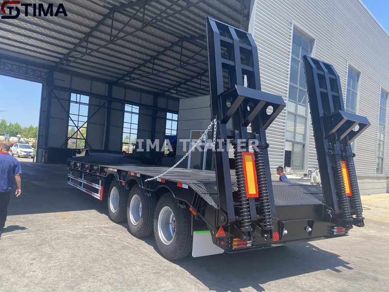 Remorque à plateau bas Low Flatbed Trailer