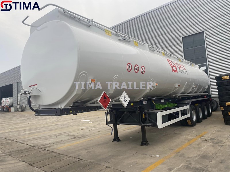 Remorque citerne 4 essieux 4 axles oil tanker trailer