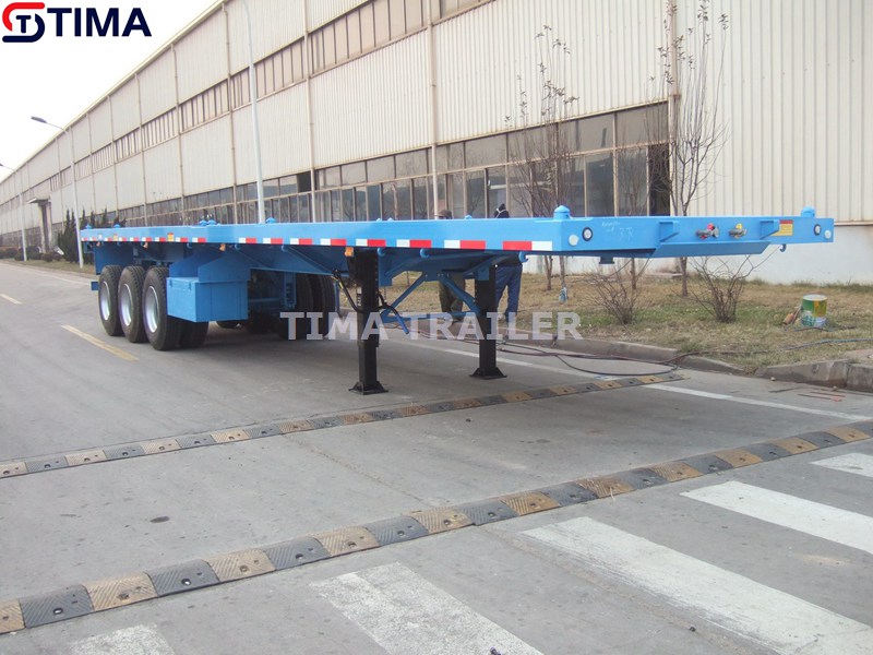 Remorque à plateau pour conteneur Container Flatbed Trailer