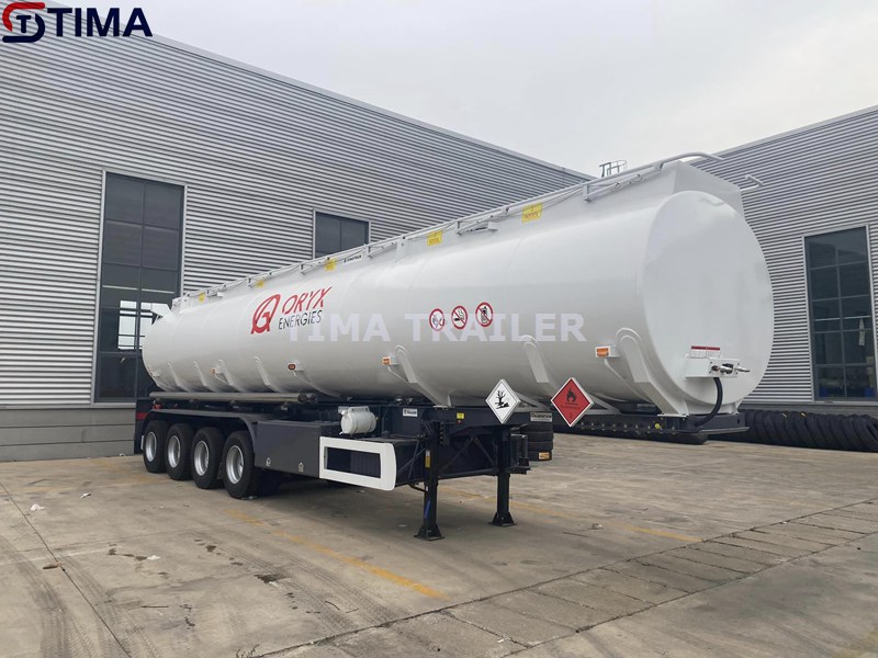 Remorque citerne 4 essieux 4 axles oil tanker trailer