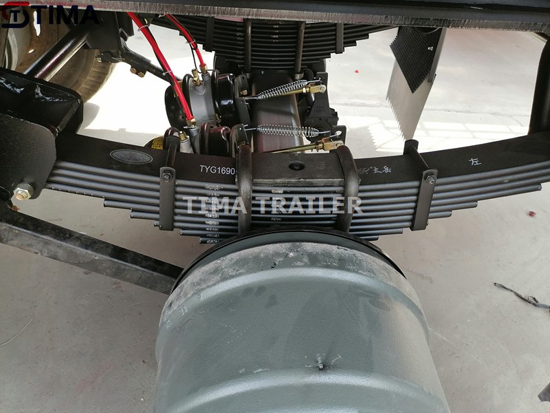 Ressort à lames de remorque squelettique de conteneur Container Skeletal Trailer Leaf Spring