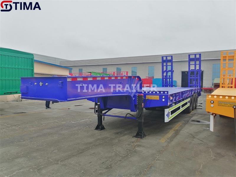 Remorque surbaissée à 3 essieux 3 axle low bed trailer