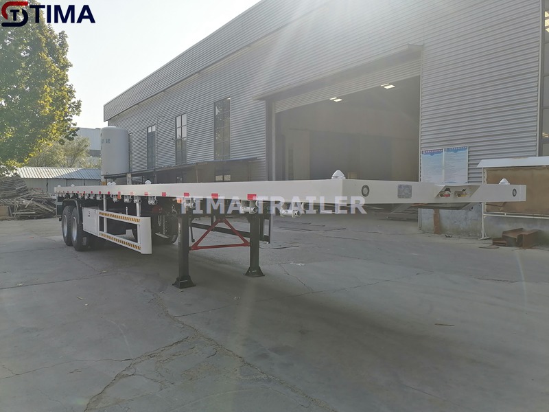 Remorque à plateau pour conteneur à 2 essieux 2 Axle Container Flatbed Trailer