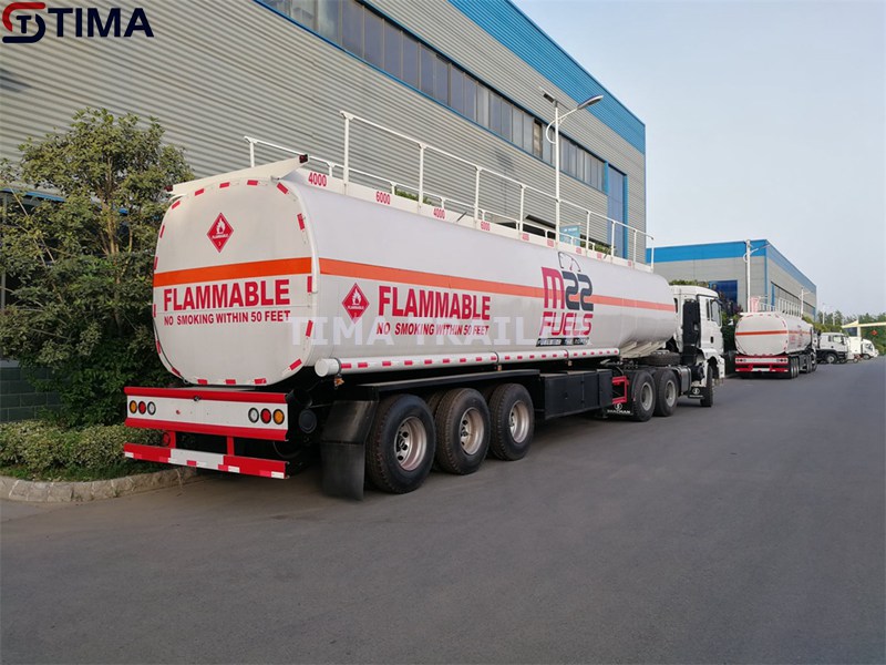 remolque cisterna de gasolina petrol tanker trailer