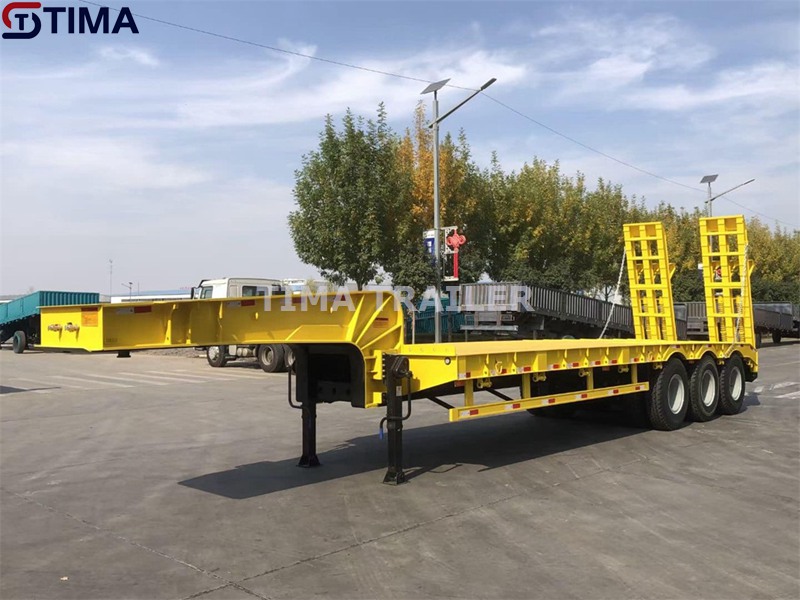 remorque surbaissée lowboy trailer