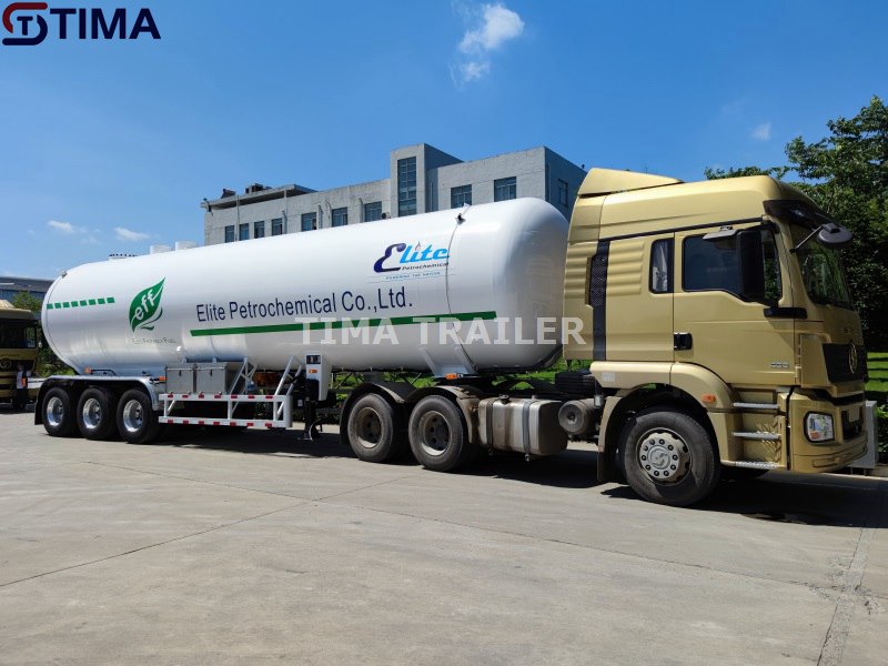 Semi-remorque de transport de GPL LPG Transport Semi Trailer