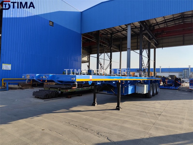 مقطورة مسطحة Flat Bed Trailer
