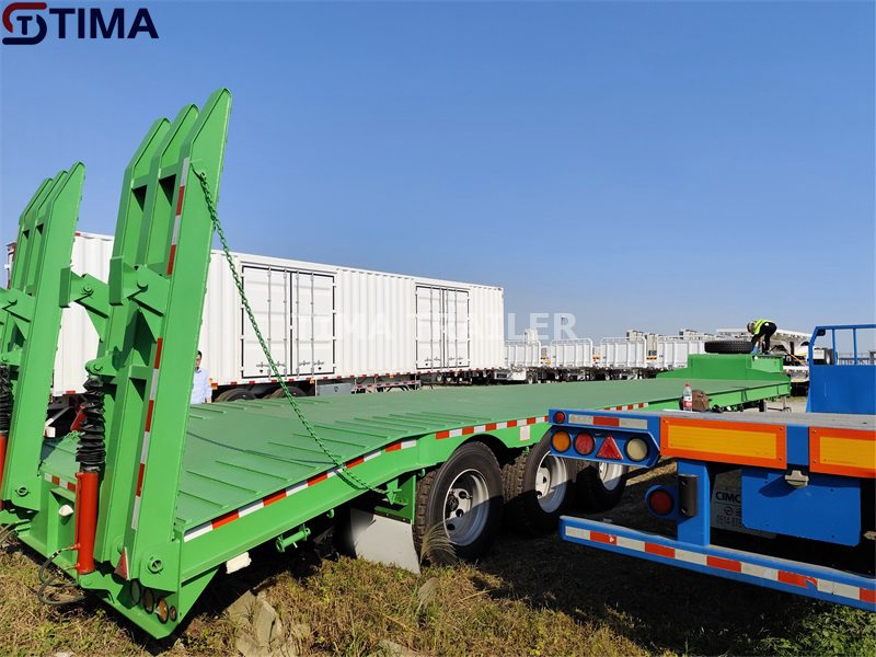 Remorque tracteur surbaissée Lowboy Tractor Trailer