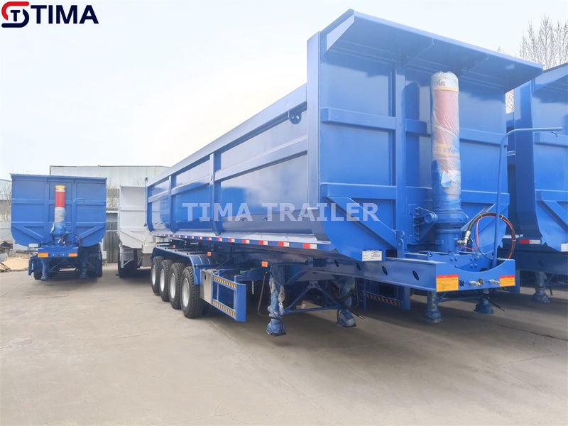 مقطورة تفريغ على شكل حرف U U shape dump trailer