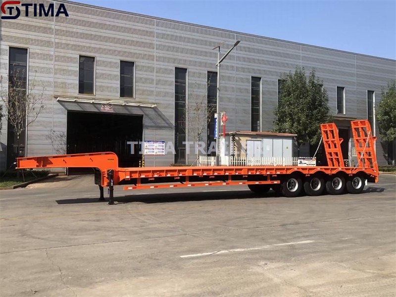 Remorque à plateau bas Low Flatbed Trailer
